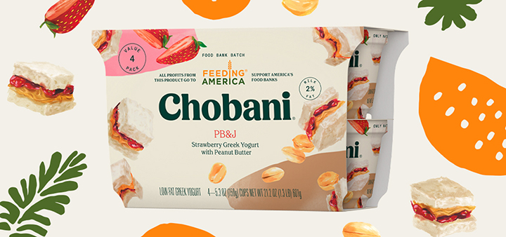Chobani to donate all profits from new product to support Feeding America member food banks